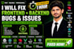 fix frontend and backend bugs
