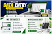 do fast and accurate data entry and copy paste work