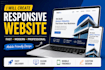 create responsive website or web page fast and clean