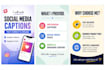 write engaging content captions and simple articles