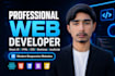 build, rebuild website development as front end developer