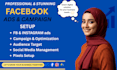 manage and boost your facebook ads campaign