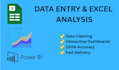 do professional data entry and excel data analysis