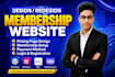 build wordpress membership website subscription website paid