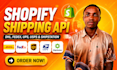build shopify shipping API integration with dhl,fedex, ups, usps and shipstation