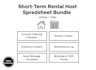 create an airbnb and vrbo host operations kit spreadsheet