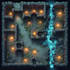 design a custom dungeon map or battle map for rpgs
