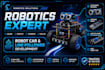 build robot car, line follower or obstacle avoidance robot