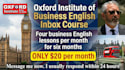 deliver four business english lessons per month