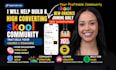 build a high converting skool community for coaches and course creators