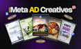 design high converting static ad creatives for meta