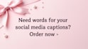 write aesthetic captions for your instagram reels and tiktok