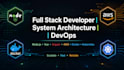 build full stack apps, system architecture, devops, node, AWS