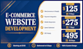 build a woocommerce or shopify ecommerce website with payment integration