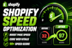 optimize shopify speed and improve page speed score and core web vitals