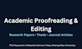 proofread and edit your academic research paper professionally