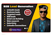 manual b2b lead generation and targeted email collection