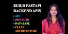 build fastapi backend with database and authentication