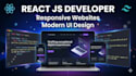 develop modern responsive react js website with tailwind css