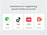 help you register chinese social media accounts