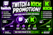 boost your twitch and kick stream visibility and engagement