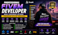 develop custom fivem qbcore qbox esx vrp gta rp server