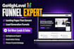 build high converting gohighlevel funnel landing page