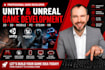 create unity 2d, 3d unity mobile game development unreal engine for pc,steam,vr