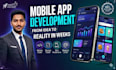 mobile app development, ios and android, flutter app creation