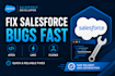 fix salesforce apex, lwc, flows and automation issues