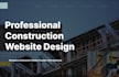 design a professional construction company website
