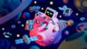 create stylized 3d game art, environments and props