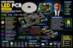 high power led pcb layout mcpcb, led driver circuit, schematic pcb design gerber