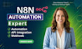build advance n8n automation workflows, API integrations, and ai agent