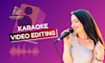 do karaoke lyric video editing