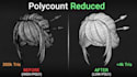 optimize and reduce the polycount of your 3d models