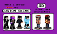 create a HD custom skin for minecraft in high quality