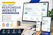 build modern responsive website and landing page