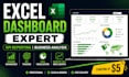 create a professional excel dashboards for KPI tracking and reporting