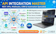 integrate rest API, webhook, CRM and third party apis