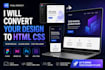 convert figma to responsive html css website