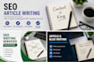 write SEO optimized articles and content