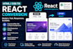 convert your HTML CSS website into a modern react application