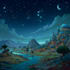 draw a  fantasy landscape