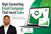 create high converting email campaigns that boost sales