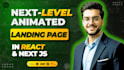design and develop animated landing page