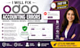 fix odoo accounting posting errors invoices financial report module errors