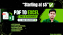 convert PDF to excel word  pp google docs sheets  with formatting
