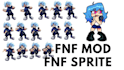 make fnf mod character fnf sprite animation, game mod music chart fnaf sprite