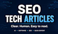 write SEO german tech and cybersecurity articles